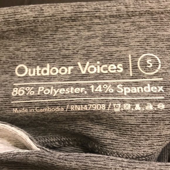 Outdoor voices 7/8 Springs Leggings small gray - Picture 3 of 7